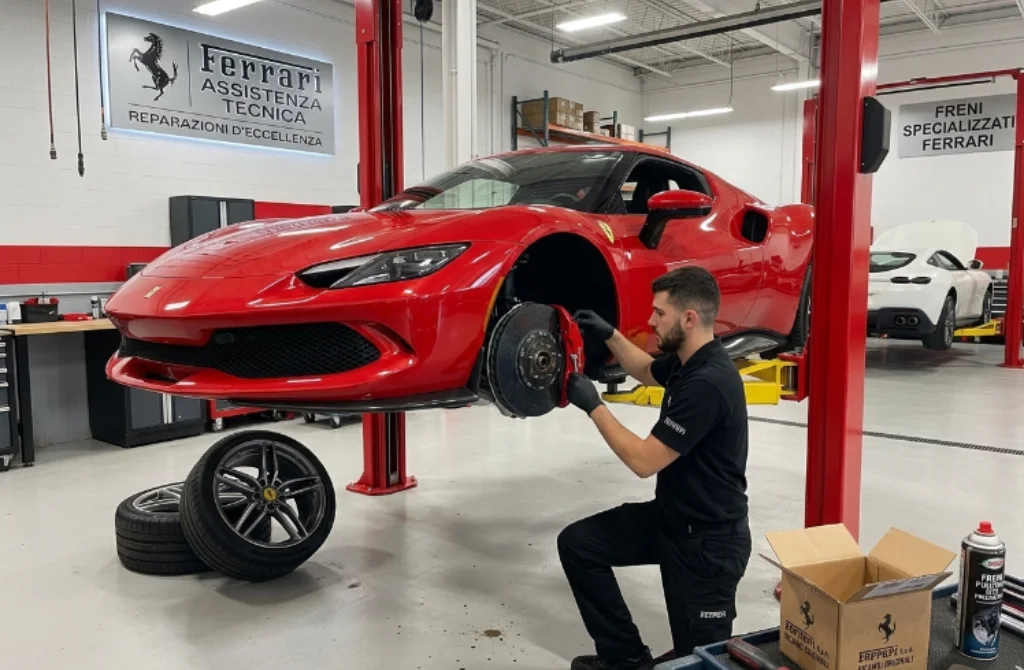 Ferrari Brake Pad Replacement