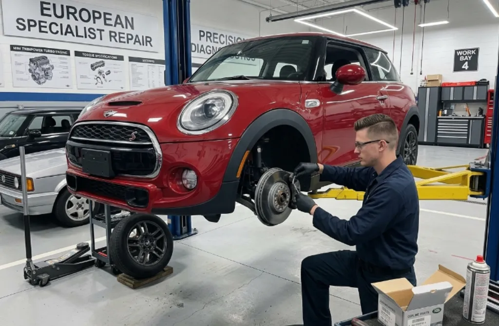 Mini Cooper Brake Pad Replacement